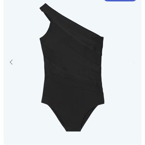 Summersalt Black Sidestroke one piece swimsuit